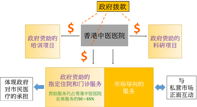 政府对资助住院和门诊服务的财务承担