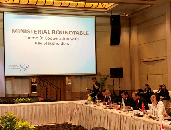 SFH attends Ministerial Conference on Diabetes in Singapore (2018.11.27)