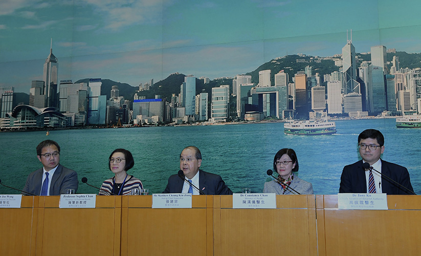 Acting CE and relevant department representatives hold inter-departmental press conference (2020.1.23)