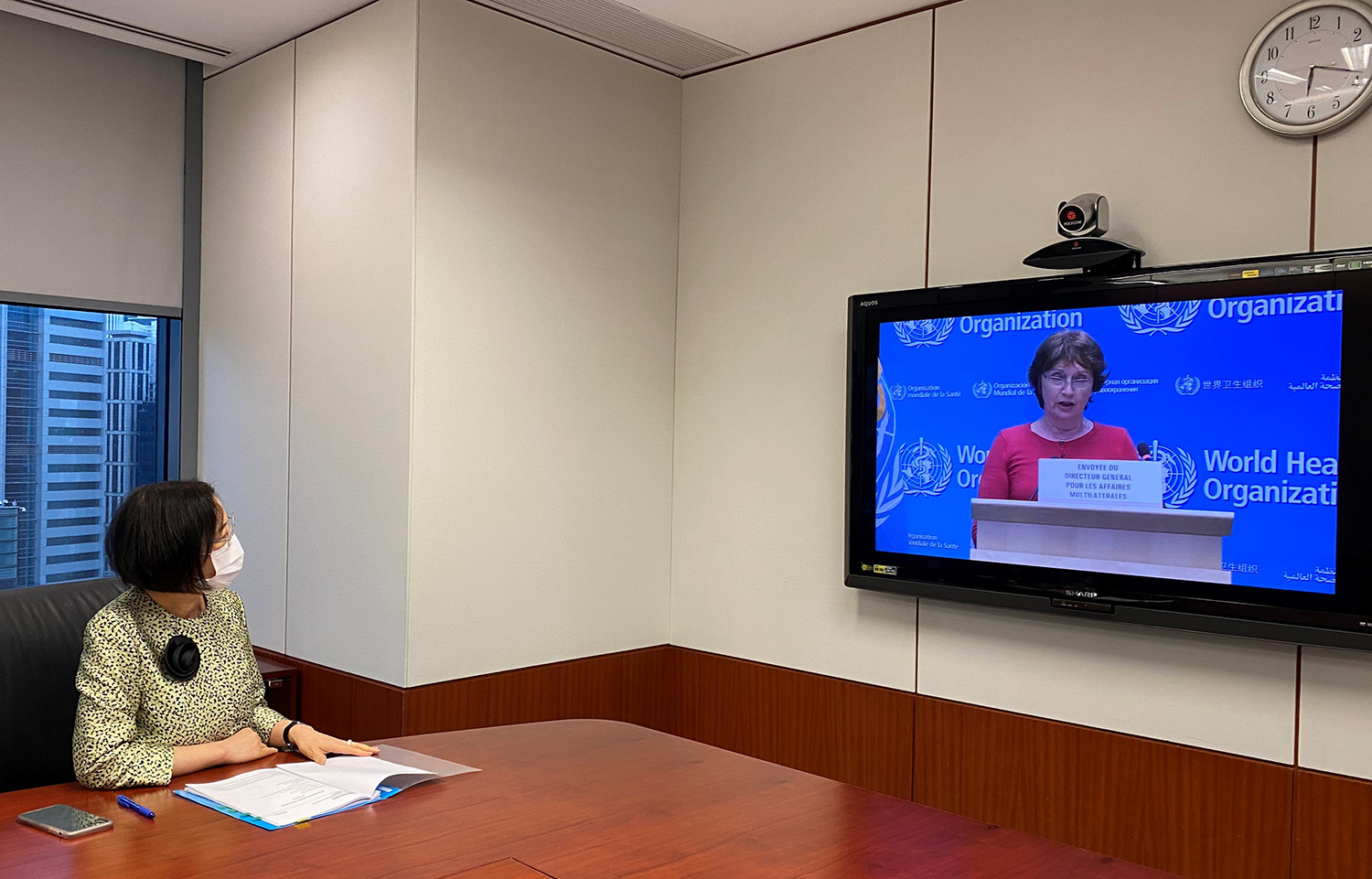 SFH attends 73rd World Health Assembly via video conferencing (18.5.2020)