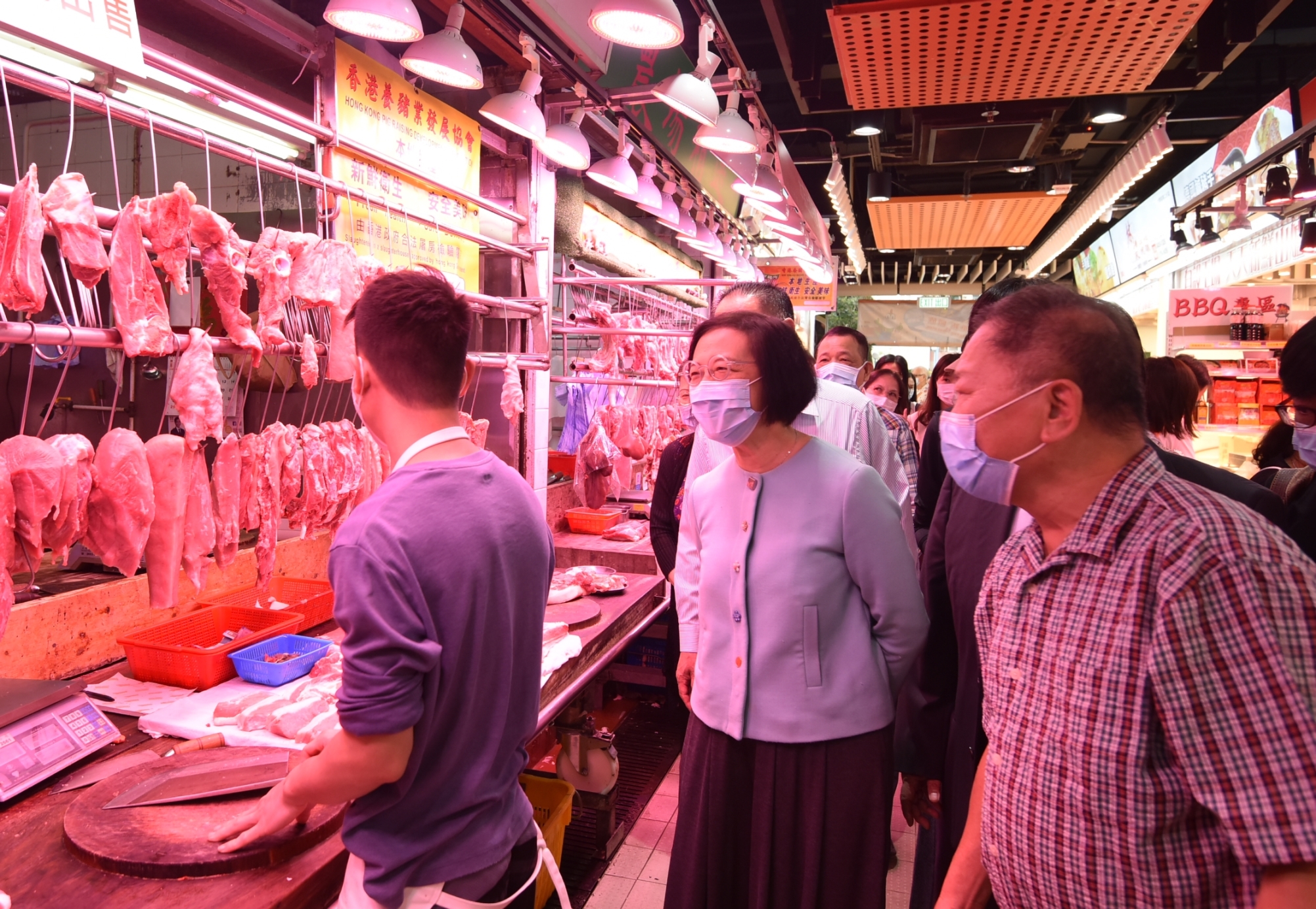 SFH visits Tai Wai Market and FEHD Skylight Market (19.11.2020)