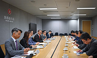 醫務衞生局局長與湖南省代表團會面（附圖）